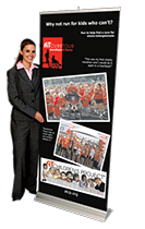 24 Hour Retractable Banner - for Exhibition Event, Product Display and Show Room Presentation